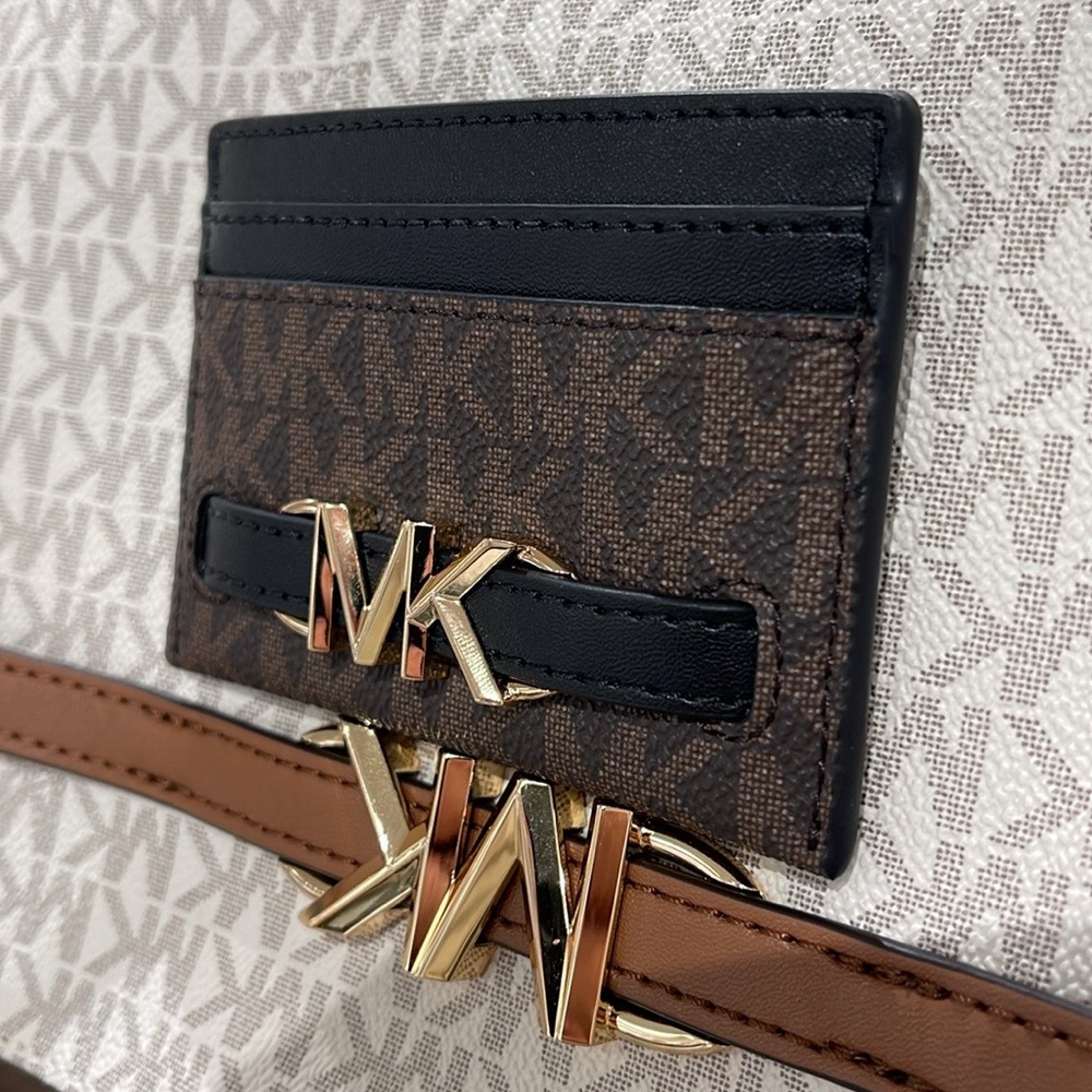 MICHAEL KORS
Reed Large Card Holder Case Wallet 
Brown /Black MK Signature 
NWT - Picture 16 of 16